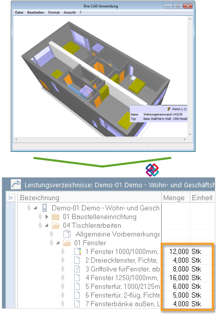 ORCA - Schema IFC-Daten nutzen