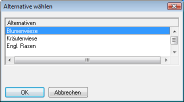 d-ele-Alternative wählen...