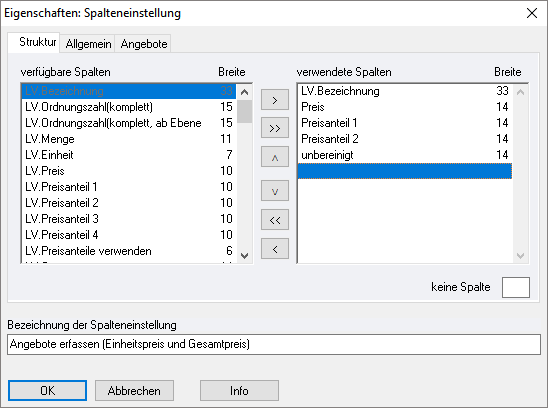 d-ang-Spalteneinstellungen