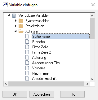 d-frm-Variable einfügen