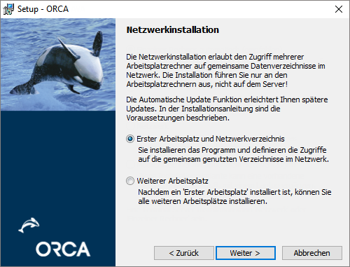 Netzwerkinstallation
